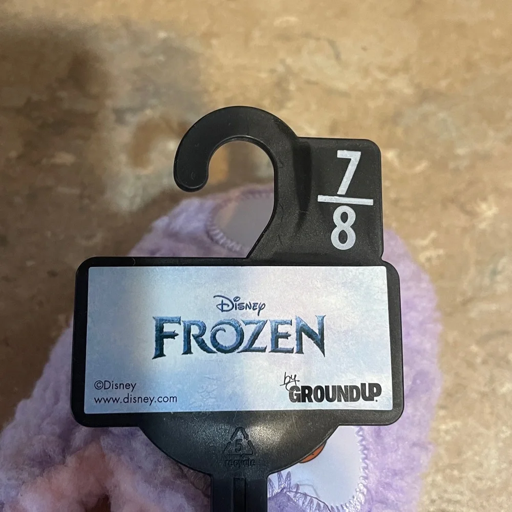 Disney Frozen Size 7-8 Slippers New